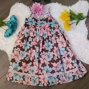 2/$24 Mad Sky Girls Flower Print Dress